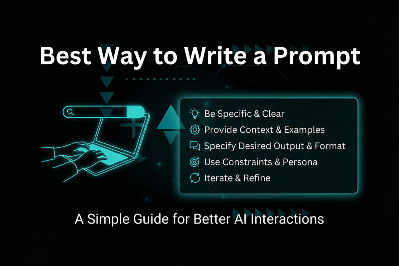 Best Way to Write a Prompt: Strategies for Effective AI Results