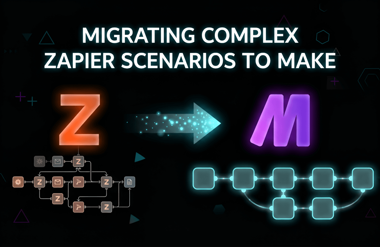 Migrating Complex Multi-Step Scenarios from Zapier to Make: A Complete Guide Migrating Complex Multi-Step Scenarios from Zapier to Make: A Complete Guide