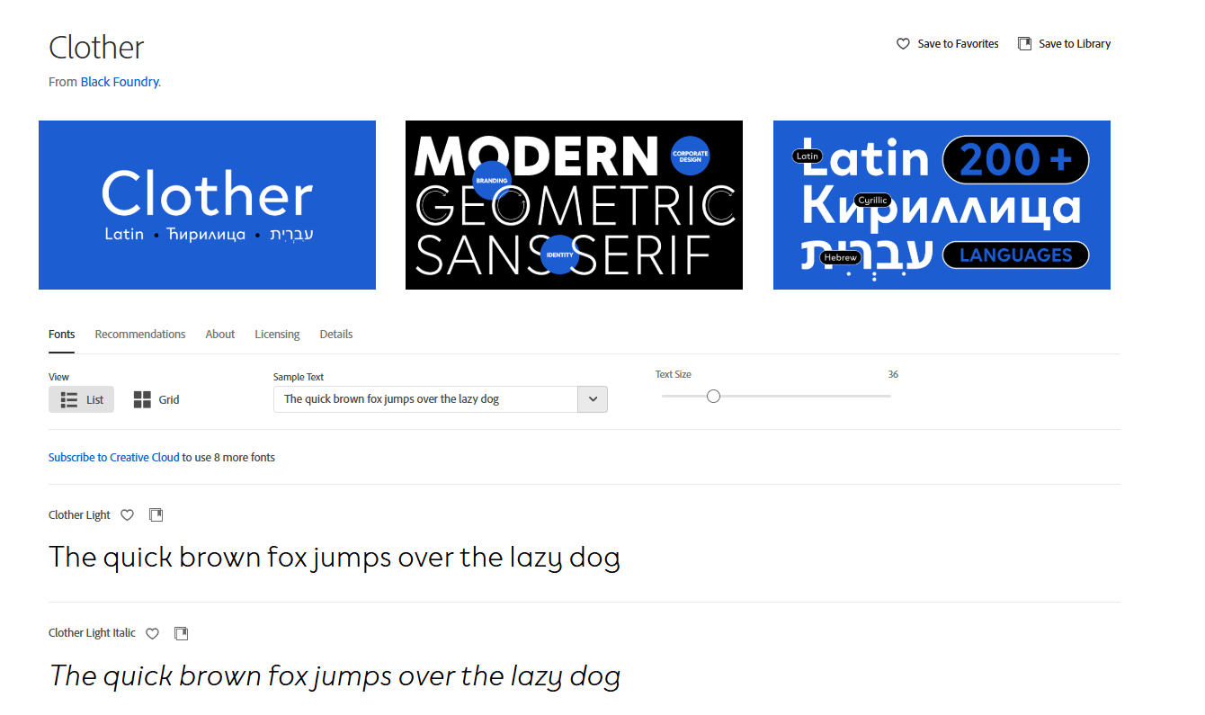 adobe fonts screenshot