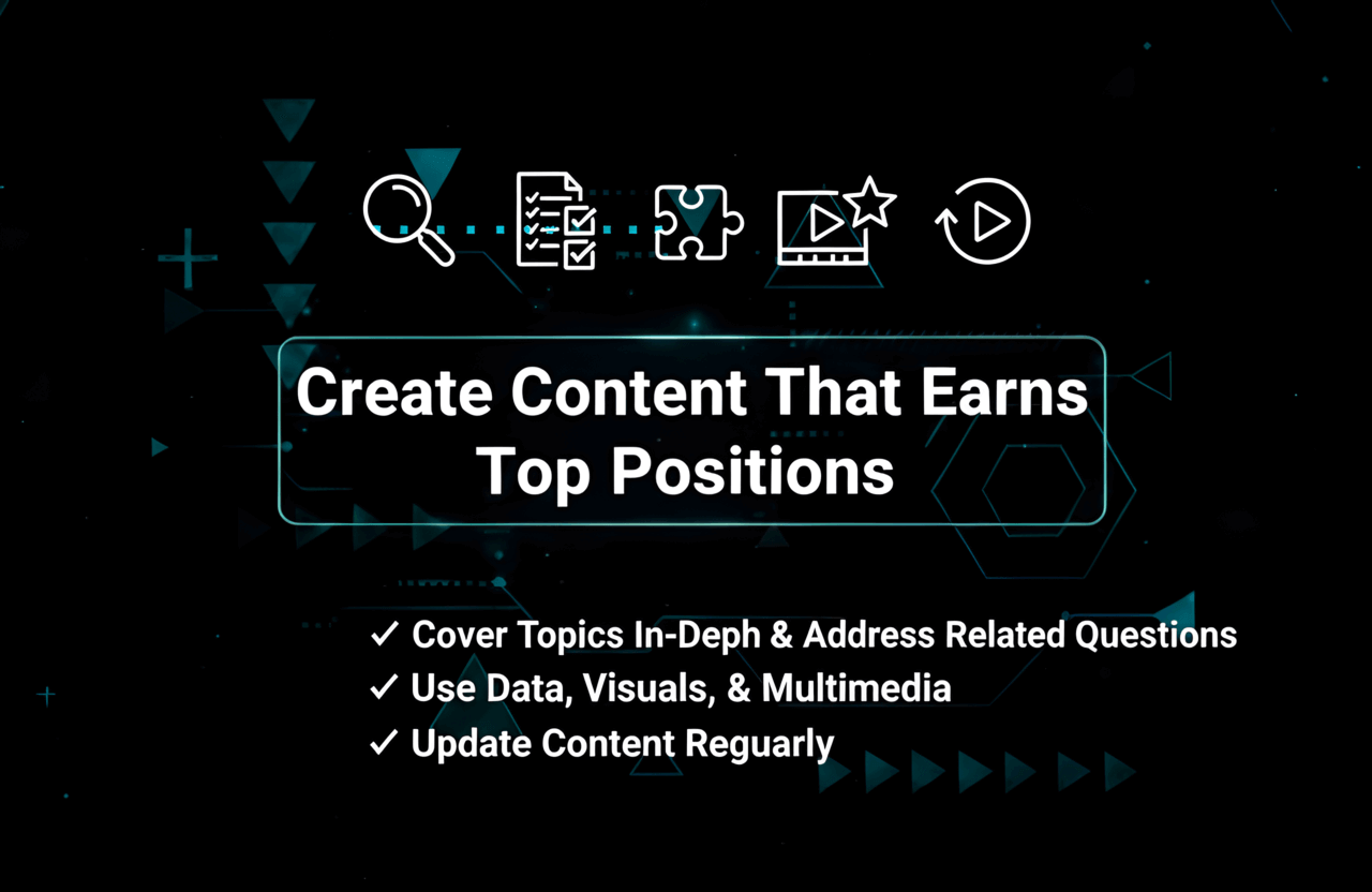 create content that earns top positions