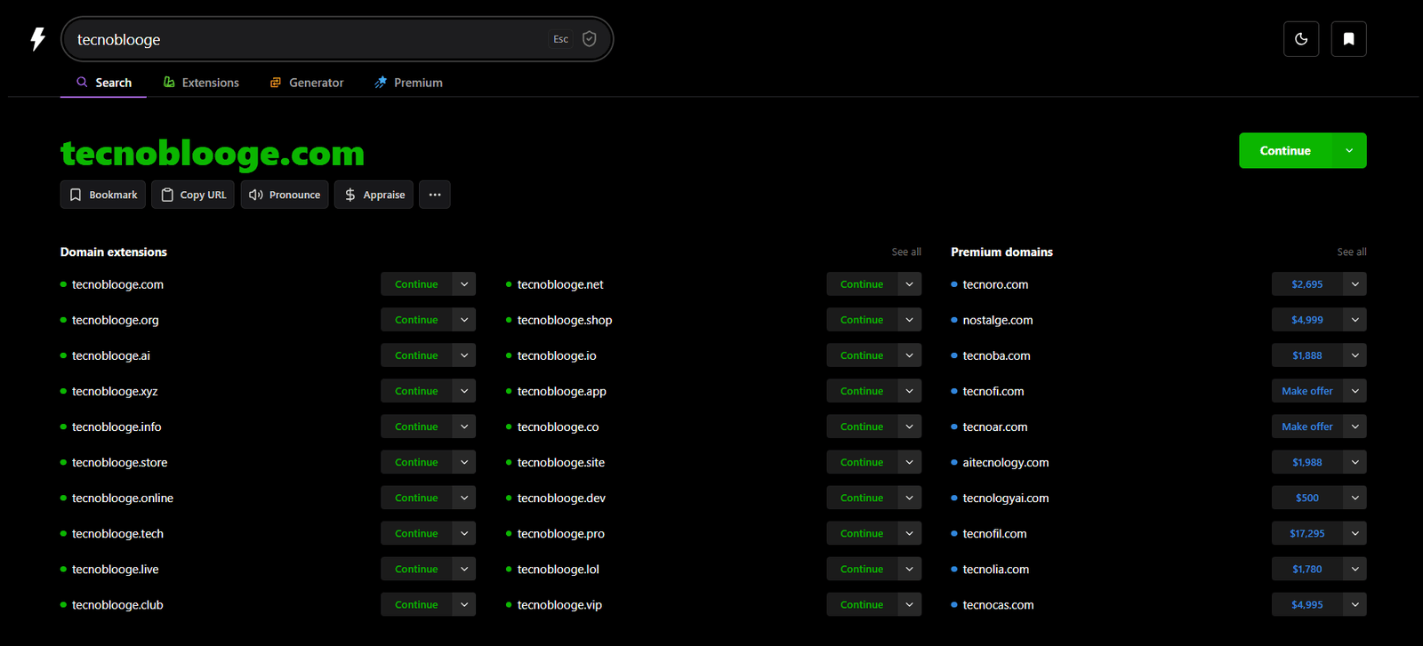 domain availability checker