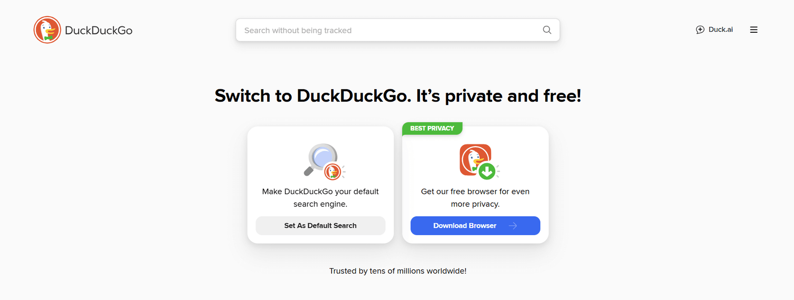 duckduckgo search background