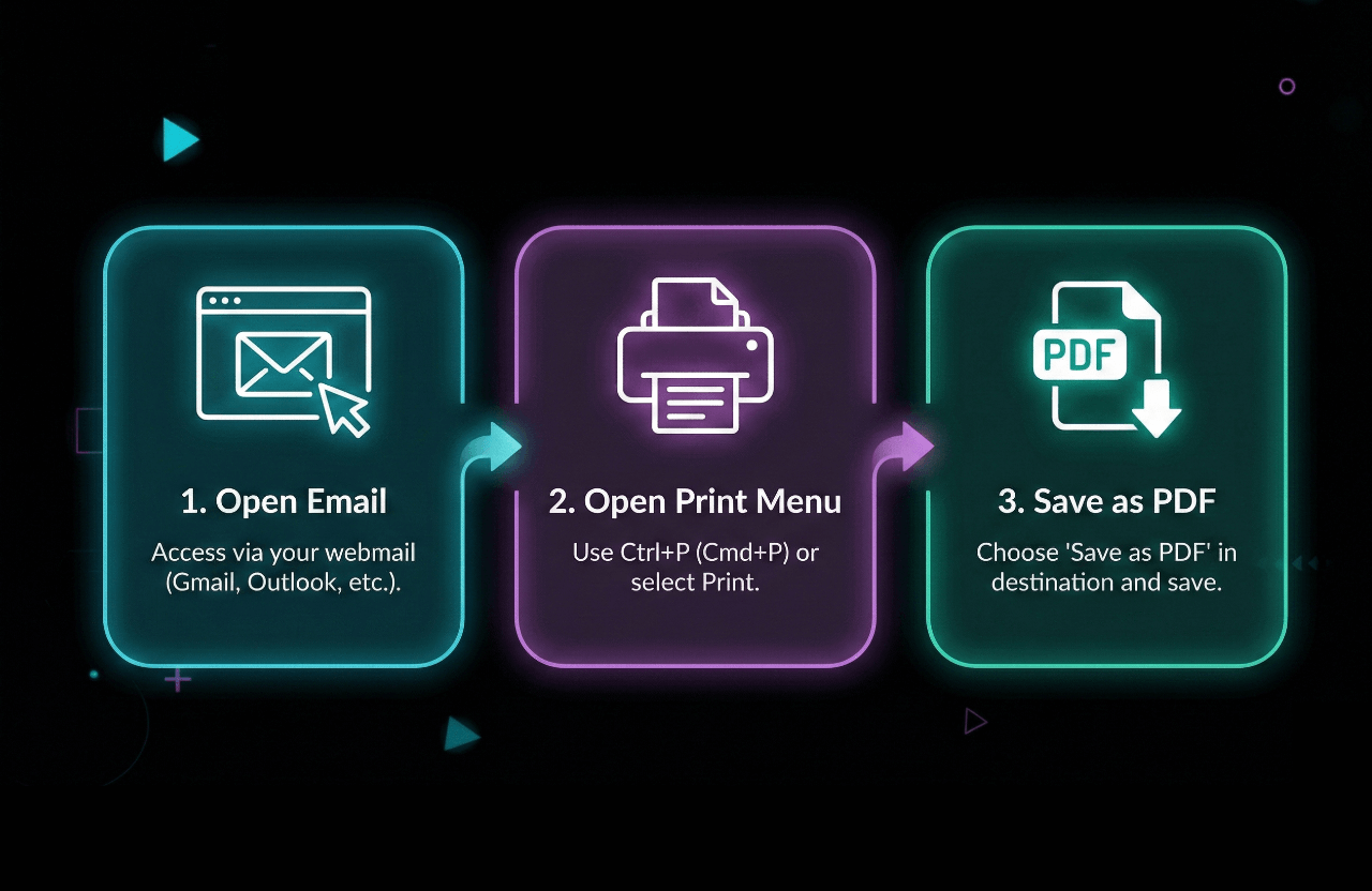 convert email to pdf in any browser