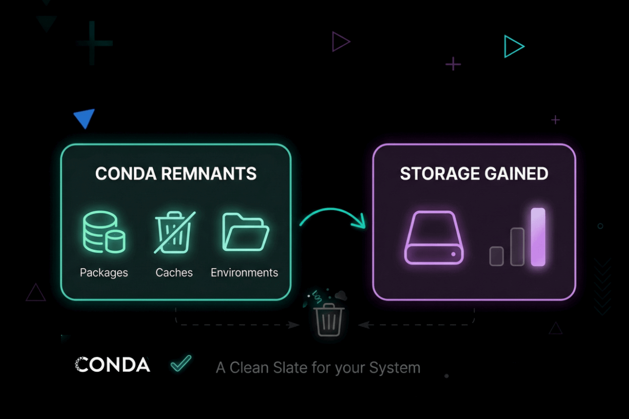 Freeing Up Disk Space After Conda Removal