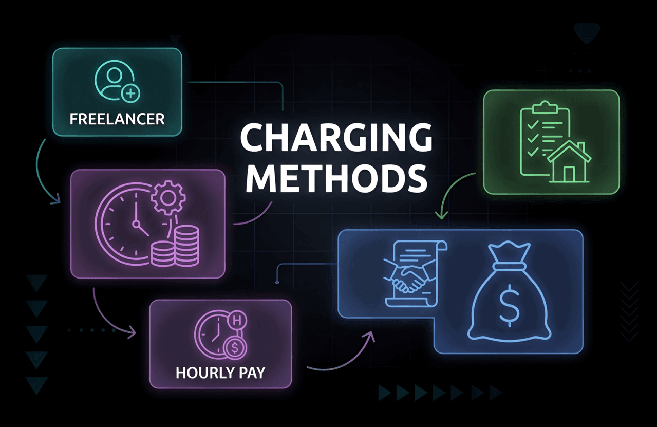 freelance charging methods