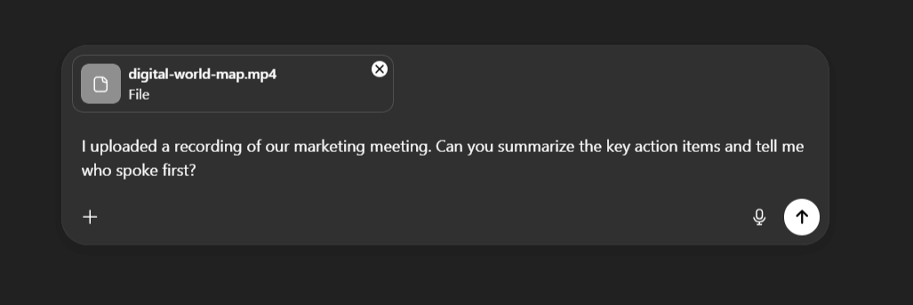 how to upload video to chatgpt