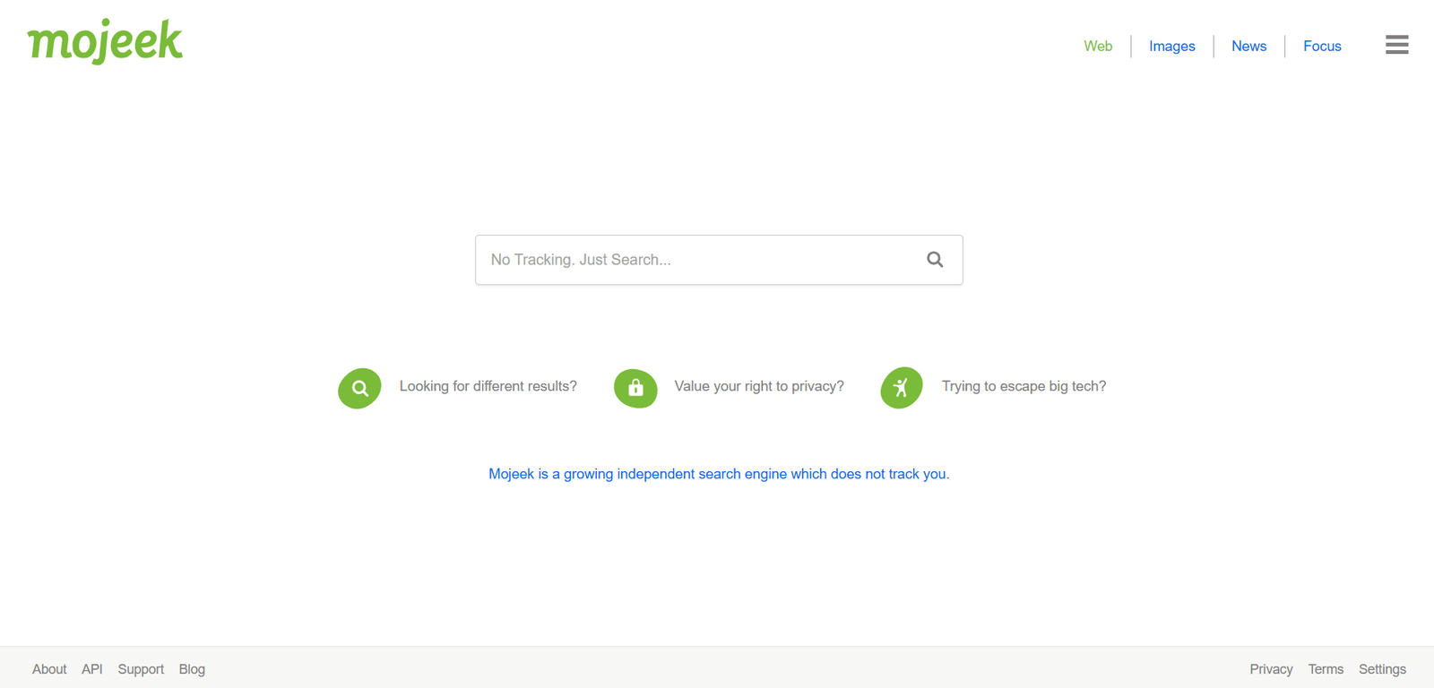 mojeek search background