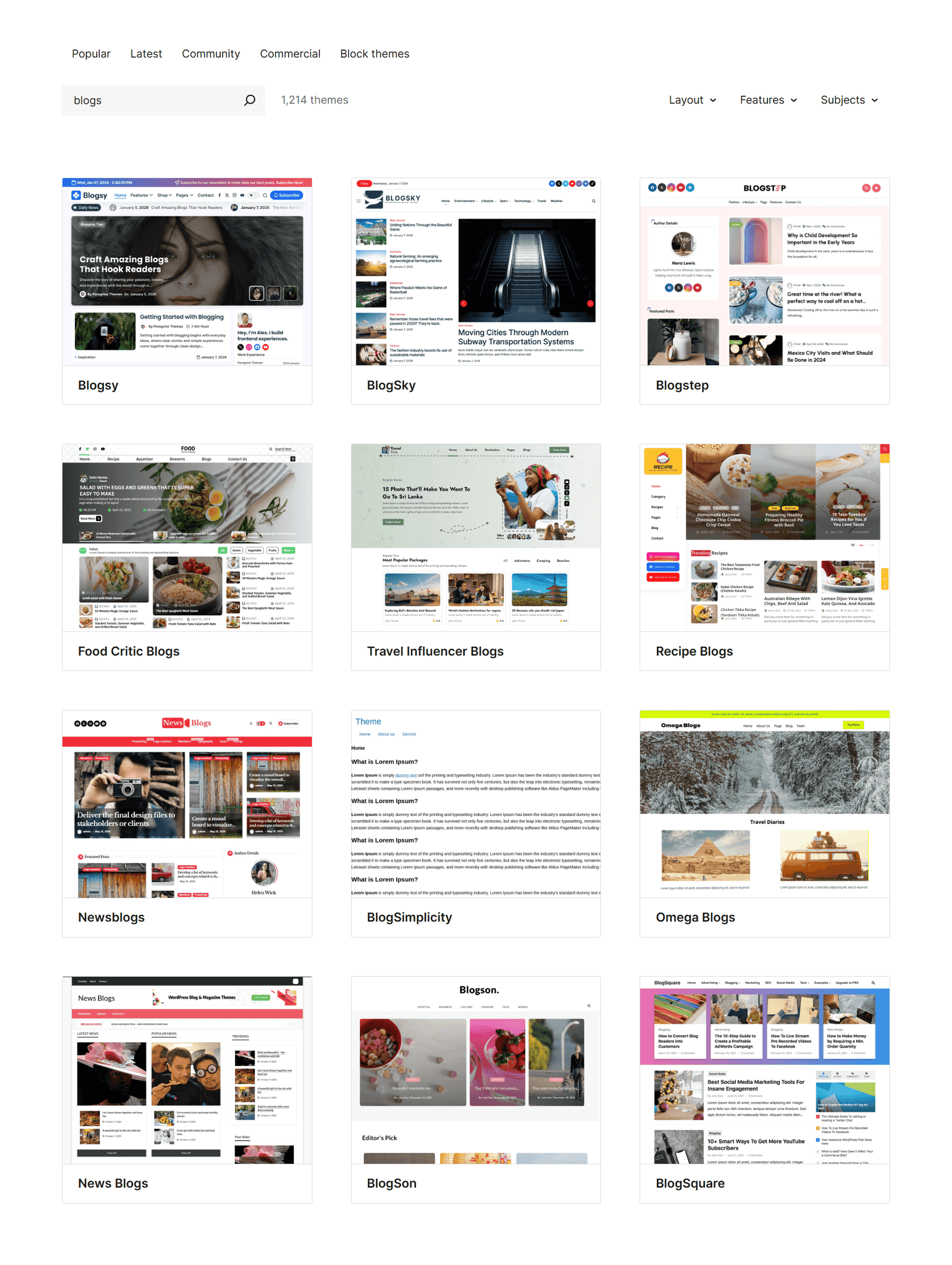 screencapture wordpress org themes search blogs