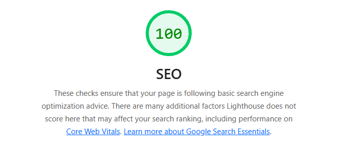 seo rank screenshot