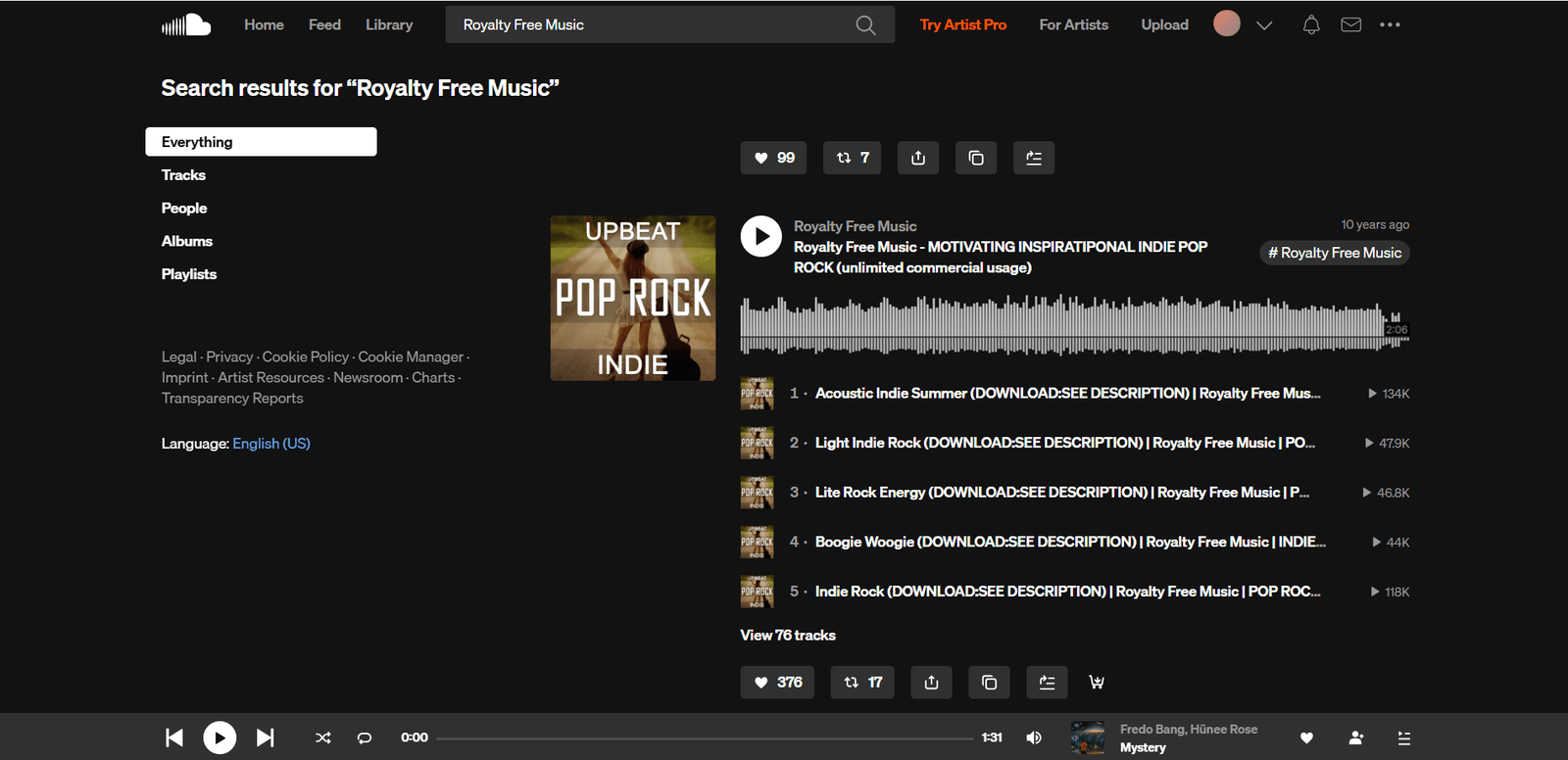 SoundCloud: Royalty Free Music - No Copyright Music