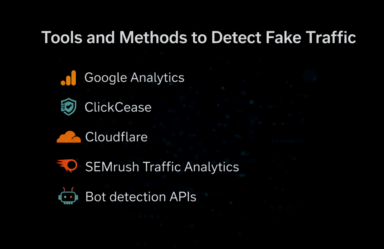 Tools and Methods to Detect Fake Traffic