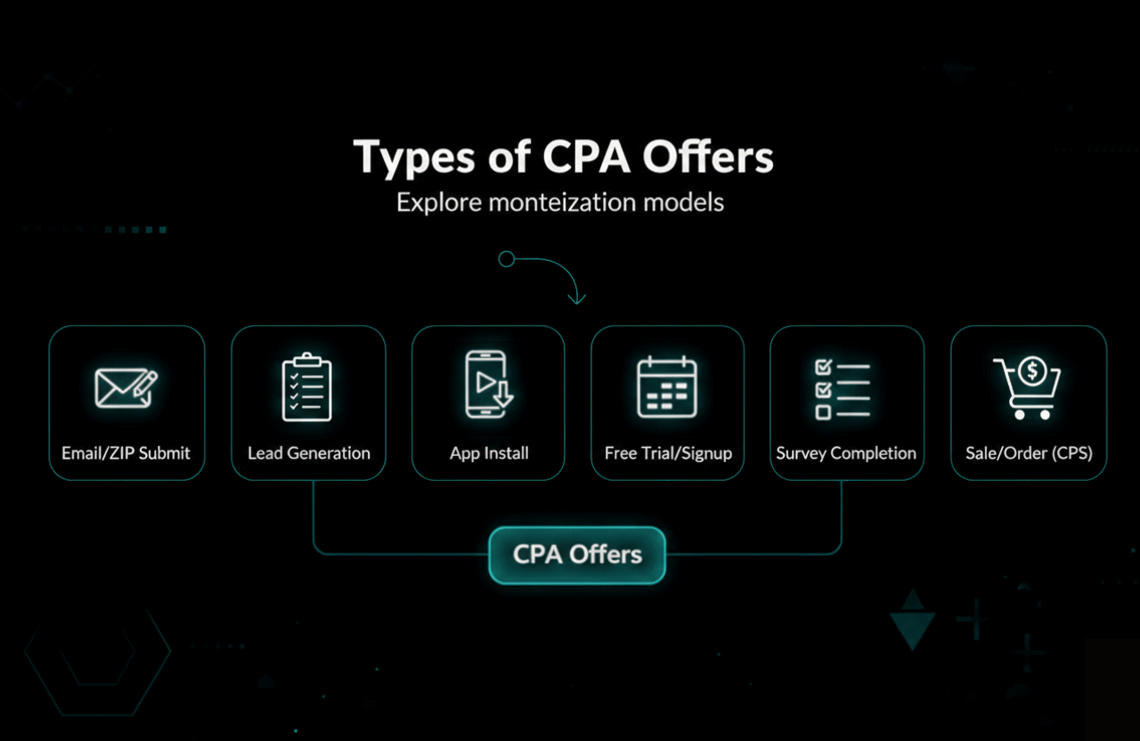 types of cpa offers