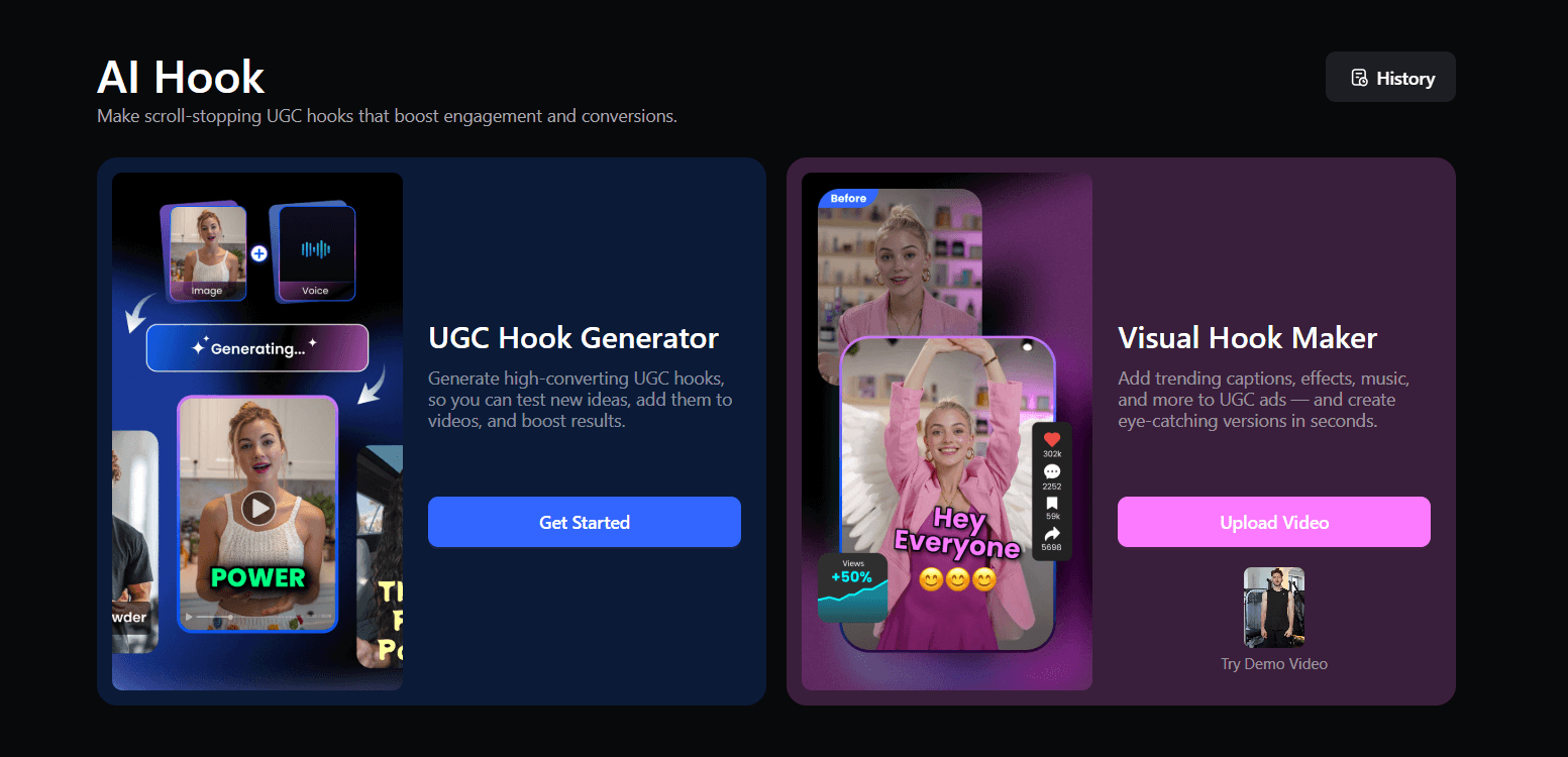 vmake ai hook generator
